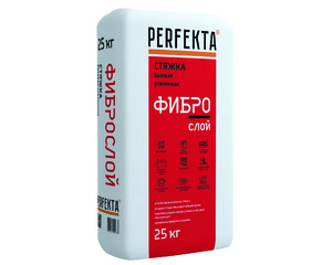 Стяжка пола Perfekta Фиброслой, 25 кг